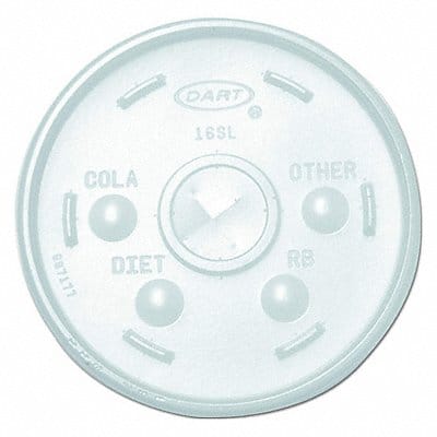 Disp Hot/Cold Cup Lid 12oz-24 oz PK1000