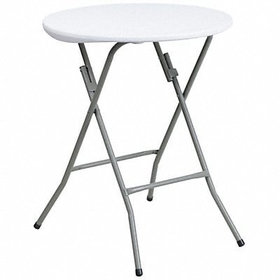 Wh 24Rnd Plastic Fold Table