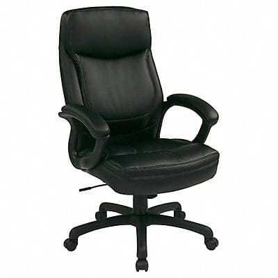 Executive Chair Black Color Match Stitch