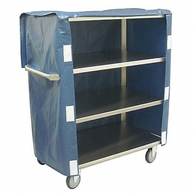 Linen Cart 600 lb 4 Shelf 36 in L