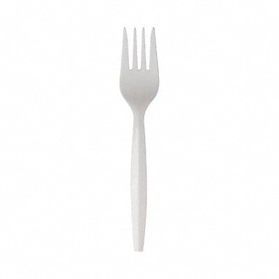 Disposable Fork White Dixie Med PK1000