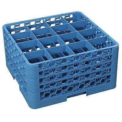 Glass Rack w/4 Extender 19.88 L Blue PK2