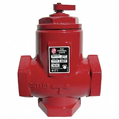 Flo-Control Valve 1 In FNPT Cast Iron