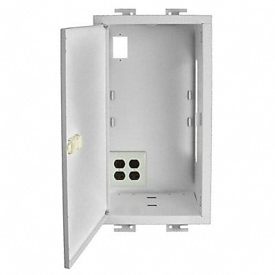 AV Ceiling Enclosure Recessed Steel Wht