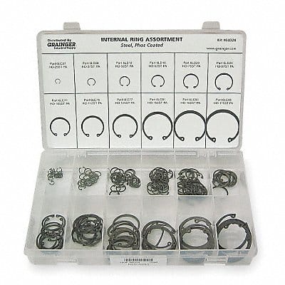 Int Retain Ring Asst 180 Pc 12 Szs