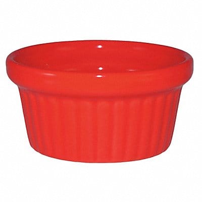 Fluted Ramekin 2 oz Cap. Red PK36