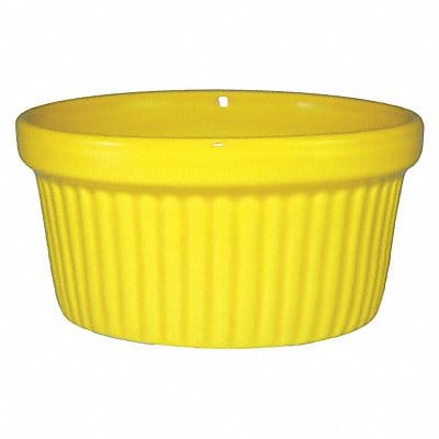 Fluted Ramekin 3 oz Cap. Yellow PK36