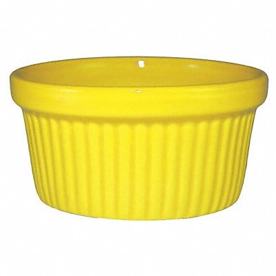 Fluted Ramekin 4 oz Cap. Yellow PK36