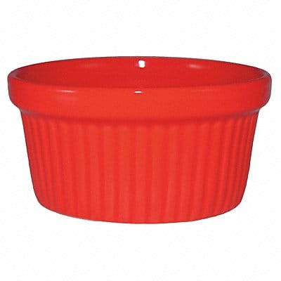 Fluted Ramekin 4 oz Cap. Red PK36