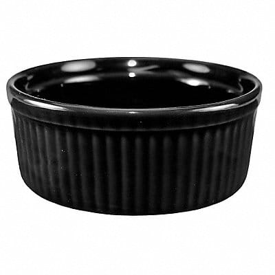 Fluted Ramekin 6 oz Cap. Black PK36