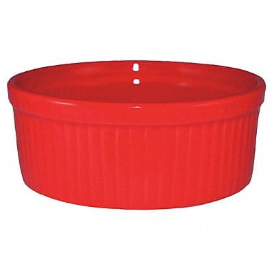 Fluted Ramekin 6 oz Cap. Red PK36