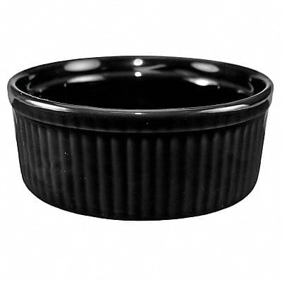 Fluted Ramekin 8 oz Cap. Black PK36