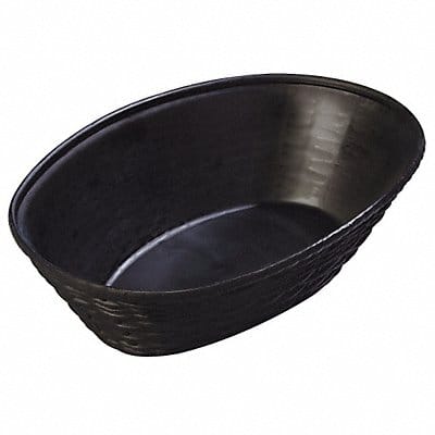 Oval Basket 6 1/4 in W Black PK12