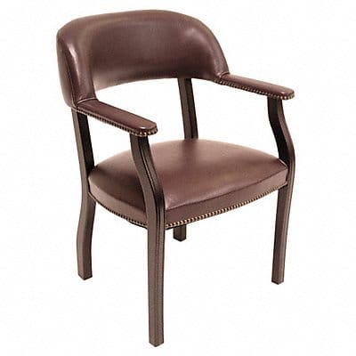 Ivy League Captains Chair Vinyl Burgundy