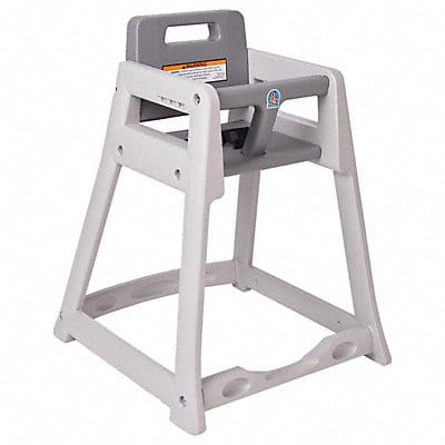 High Chair 30 1/4 in H Gray