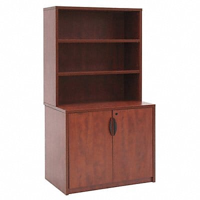 Hutch w/ Storage Cabinet Legacy Cherry