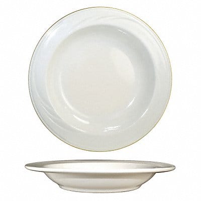 Rimmed Soup Bowl 9 in Dia 16 oz PK12