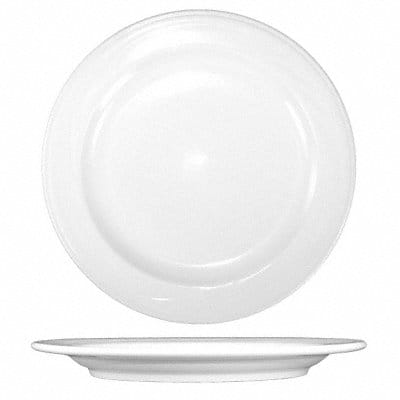 Plate 7 1/4 Dia Bright White PK36