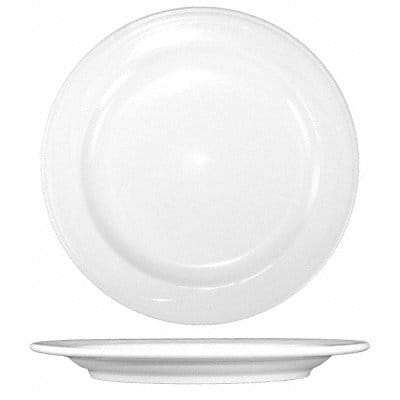 Plate 8 7/8 Dia Bright White PK24