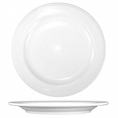 Plate 10 5/8 Dia Bright White PK12