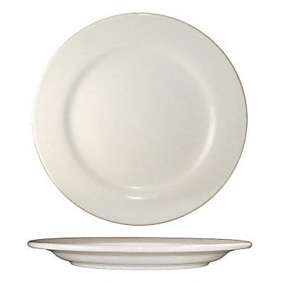 Plate 9 3/4 Dia American White PK24