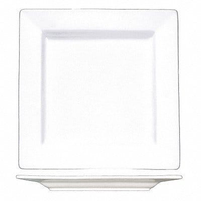 Plate Bright White PK6