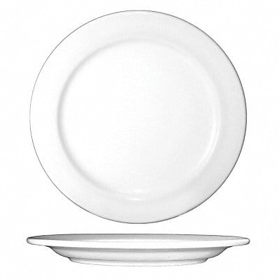 Plate 7 1/8 Dia European White PK36