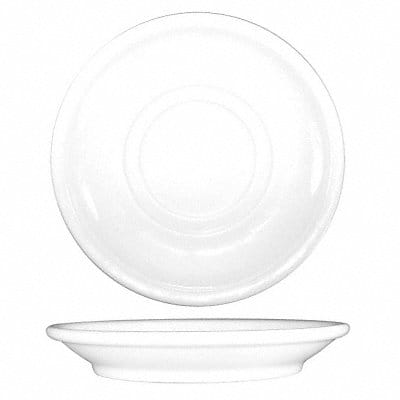 Saucer 5 1/2 Dia European White PK36