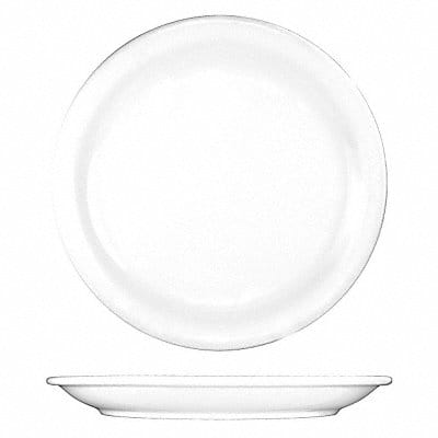 Plate 7 1/4 Dia European White PK36