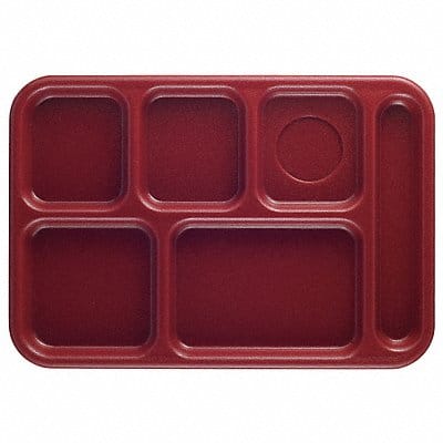 Compartment Tray 14 1/2 in L Red