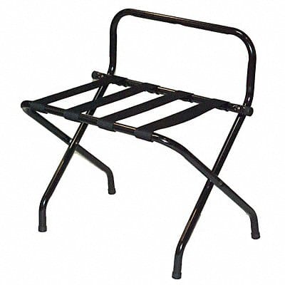 Luggage Rack High Back Black PK6