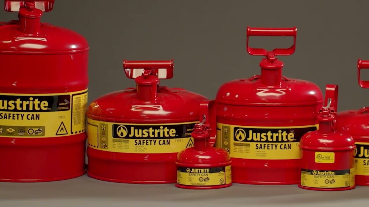 Type I and II Safety Cans