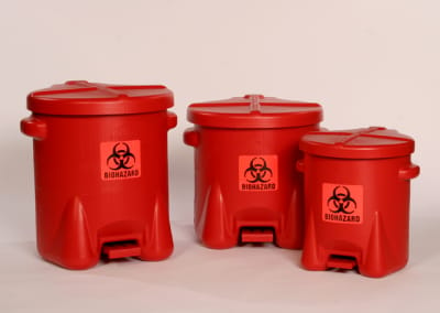 Biohazard Waste Cans