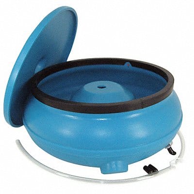 Vibratory Tumbler Bowl and Lid 17In Dia