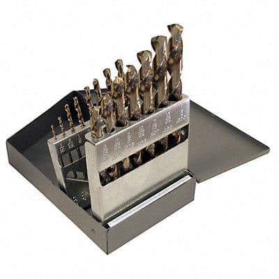 Jobber Drill Set 15 pc Cobalt