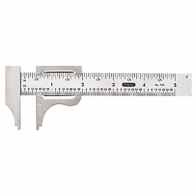 Vernier Caliper 4 In SS 1/16 1mm Grad