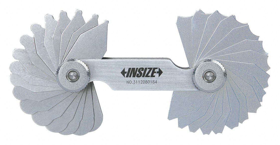 Radius and Angle Gauges and Sets