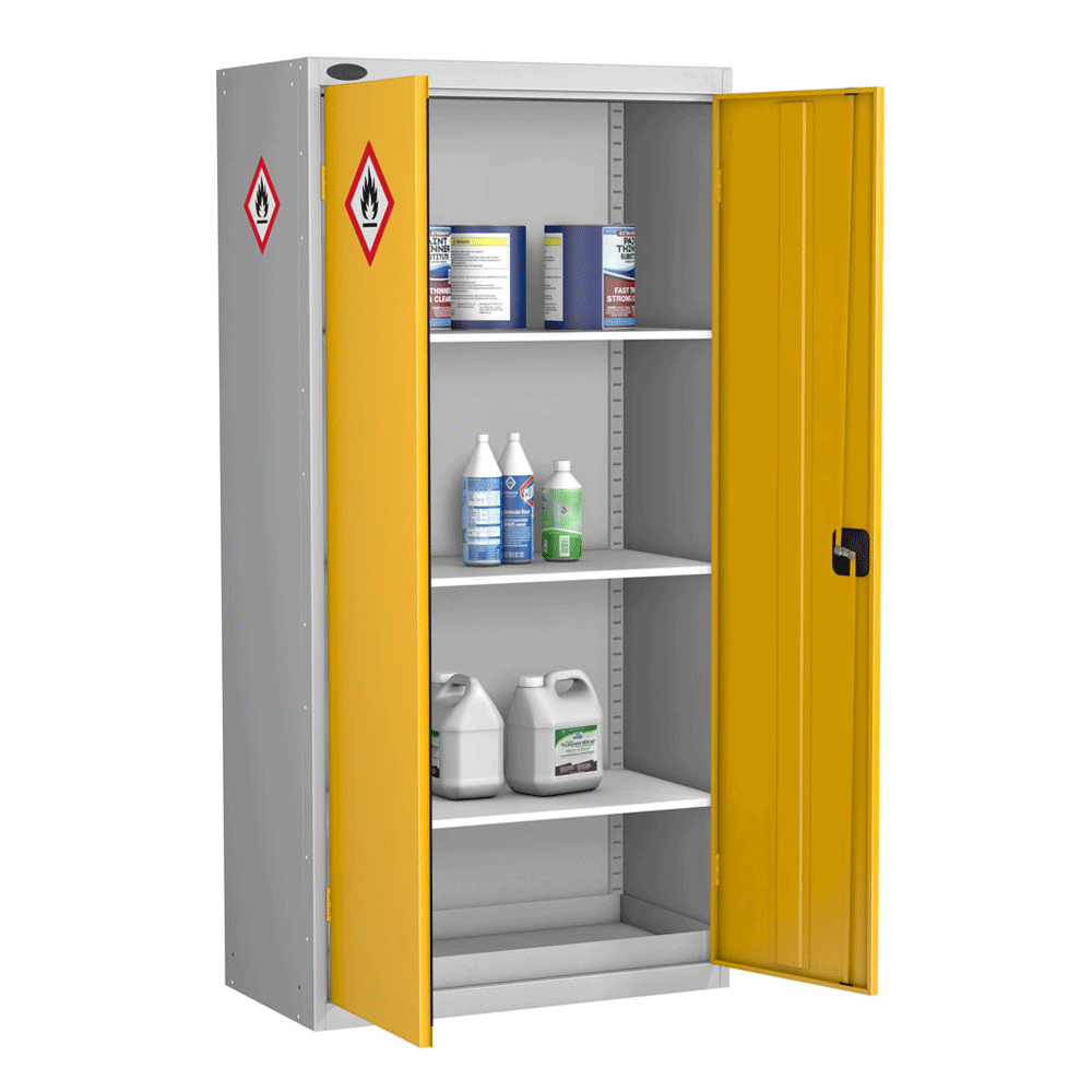 Hazardous Material Storage Cabinet Locker and Bu